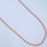 Cadena Militar 10.15gr / 24 in / Oro Rosa +3 18K &