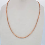Cadena Militar 10.15gr / 24 in / Oro Rosa +3 18K &
