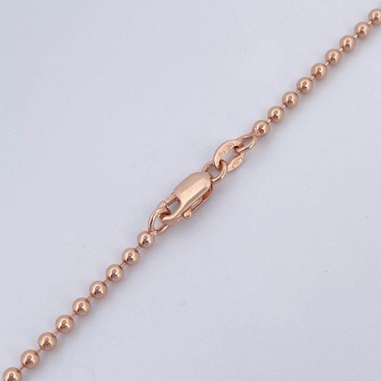 Cadena Militar 10.15gr / 24 in / Oro Rosa +3 18K &