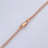 Cadena Militar 10.15gr / 24 in / Oro Rosa +3 18K &