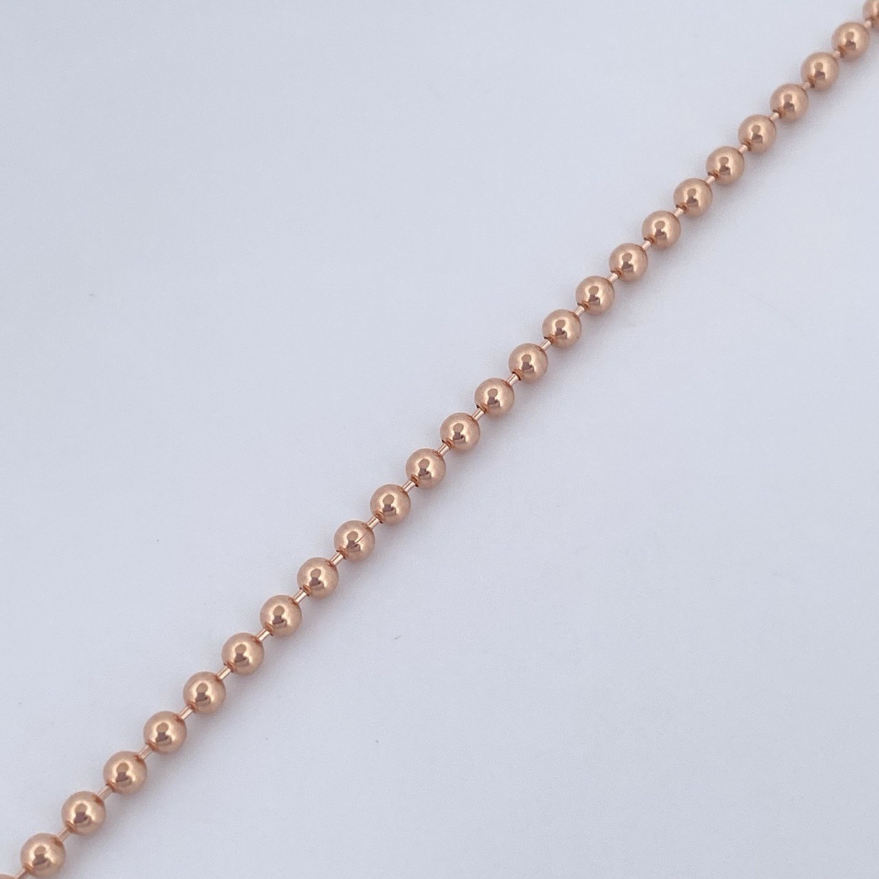 Cadena Militar 10.15gr / 24 in / Oro Rosa +3 18K &