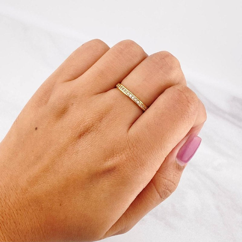 Channel Ring 1.65g / T7 Yellow Gold 18K