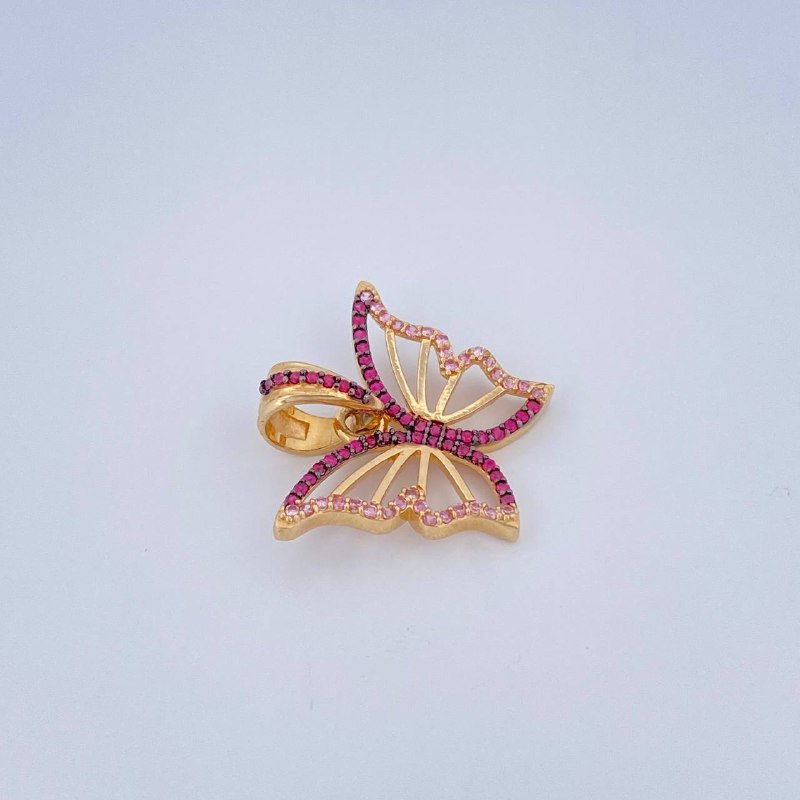 Butterfly Pendant 3.15gr / 0.9in / 18K Gold $