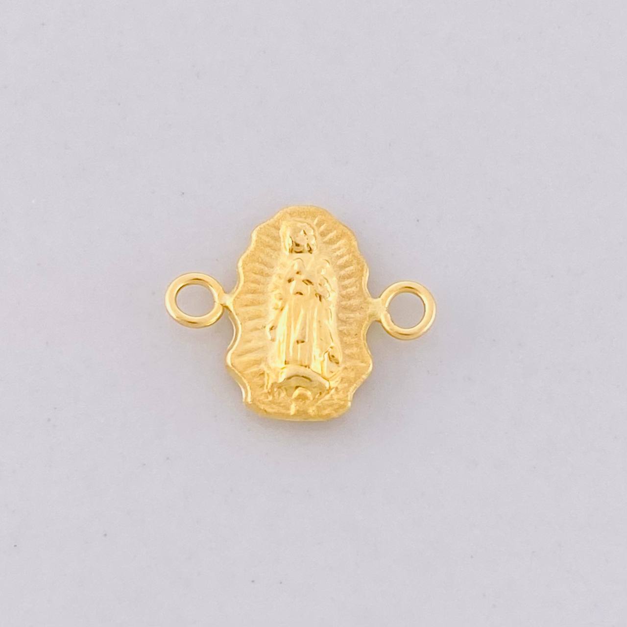 Herraje Virgen Guadalupe 0.25g / 1/2 in Oro Amarillo 18K