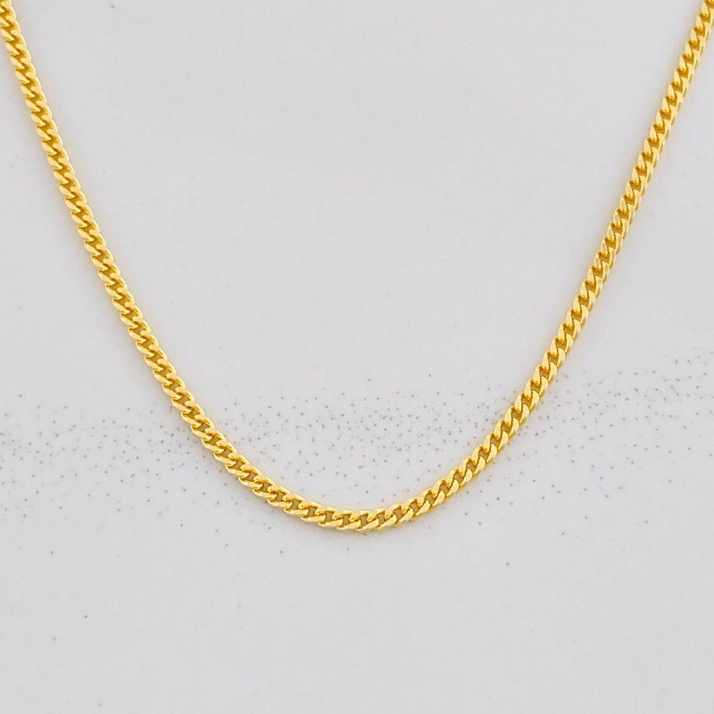 Mini Cubana Chain 4.75g / 20 in / 1.47mm Yellow Gold 18K