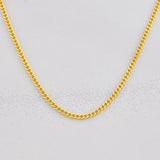 Mini Cubana Chain 4.75g / 20 in / 1.47mm Yellow Gold 18K