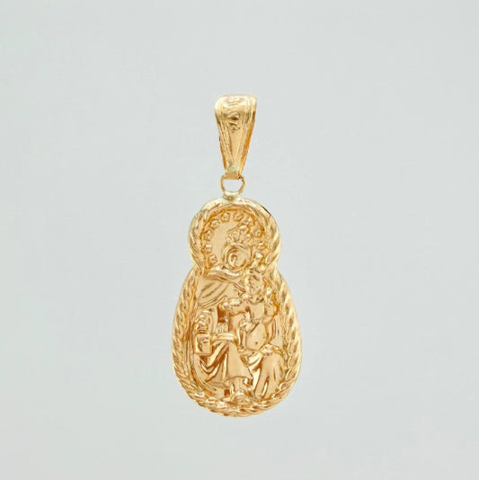 Dije Virgen del Carmen 1.85g / 1 1/2 in Oro Amarillo 18K