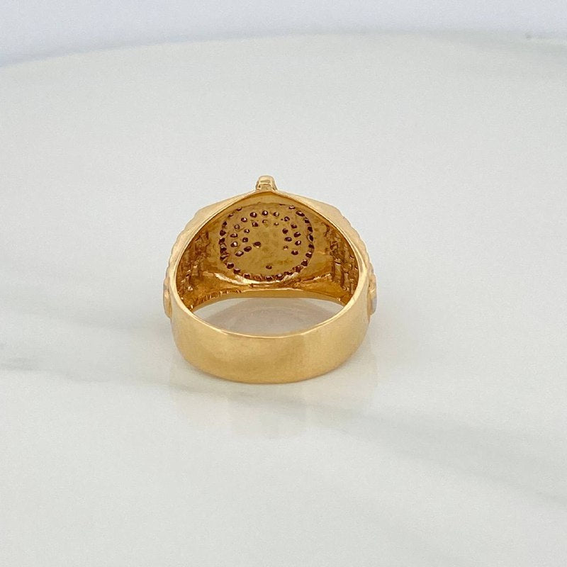 Crown Ring 7.35gr / T7 / Two Golds Yellow White 18K $