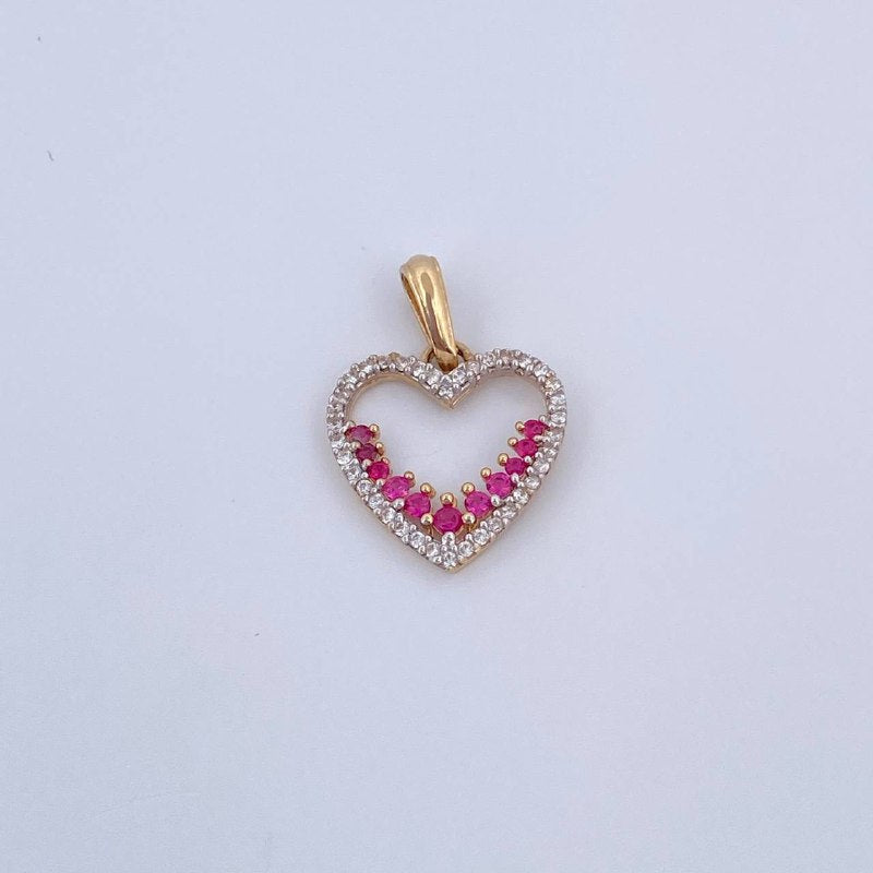 Dije Silueta Corazon 1.4gr / 2.1cm / Oro 18K &