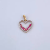 Dije Silueta Corazon 1.4gr / 2.1cm / Oro 18K &