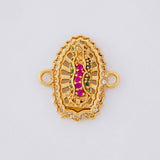 Herraje Virgen de Guadalupe 2.25g / 3/4 in Oro Amarillo 18K