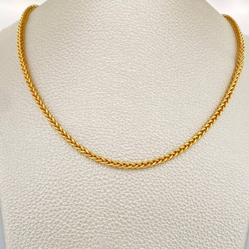 Franco Chain 8.9gr / 23 1/2 in / Yellow Gold +3 18K %