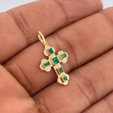 Flat Cross Pendant 1.4gr / 1.0in / 18K Gold