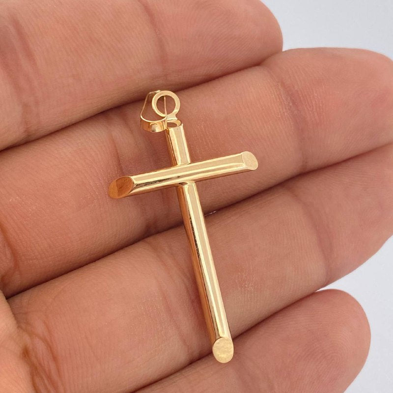 Dije Cruz 1.8gr / 2 in / Oro Amarillo 18K &