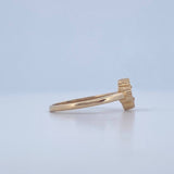 Anillo Trebol 1.95gr / T6 1/2 / Oro Amarillo 18K &