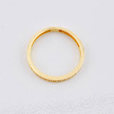 Channel Ring 2.1g / T7 1/2 Yellow Gold 18K