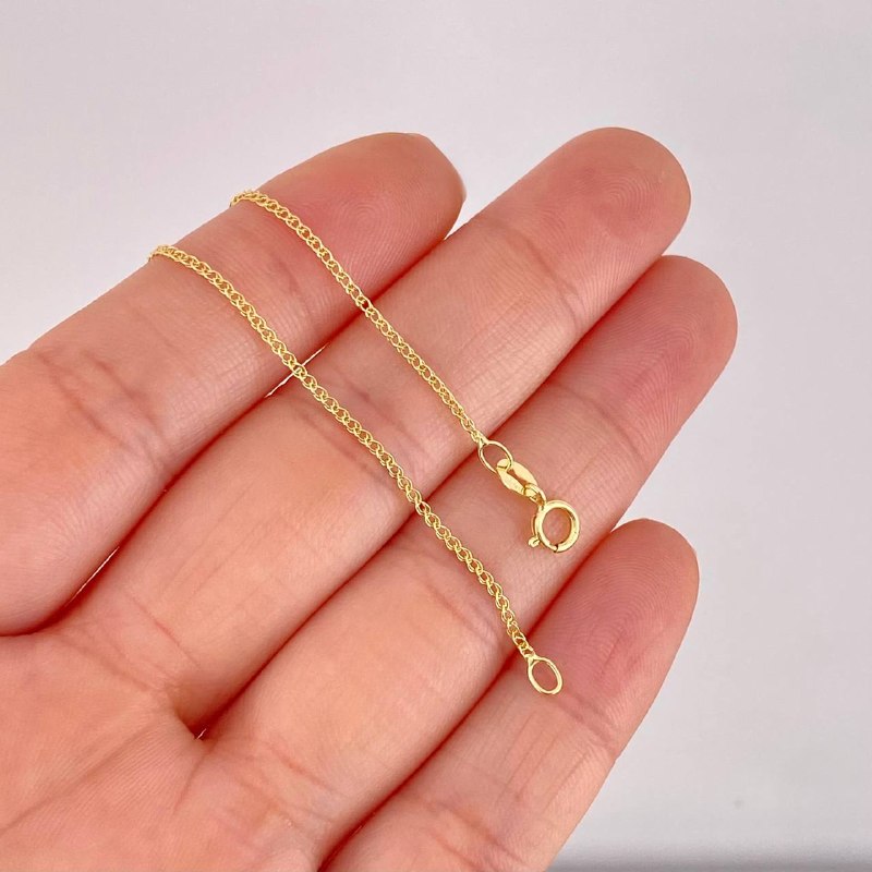 Pulso Franco 0.7g / 7 1/4 in / 1.1mm Oro Amarillo 18K