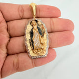 Dije Virgen Guadalupe 15.35 g / 2 in Tres Oros 18K