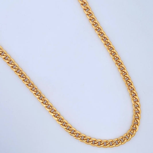 Cadena Cubana 20.7gr / 25 3/4 in / Oro Amarillo +1 18K &