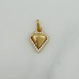 Dije Diamante 1.4 g / 3/4 in Oro Amarillo 18K