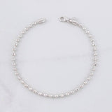 Pulso Militar 5.6g / 7 3/4 in / 2.9mm Oro Blanco 18K