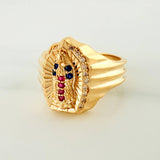 Anillo Virgen Guadalupe 4.35 g / T6 3/4 Oro Amarillo 18K