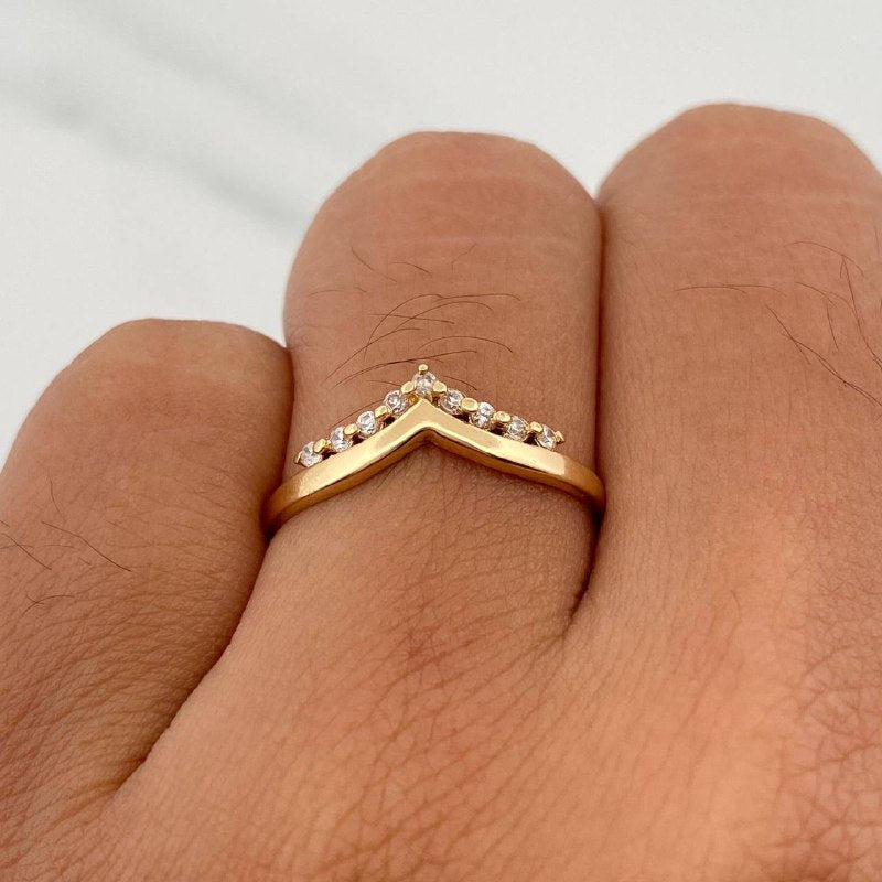 Tiara Ring 1.25gr / T5 / 3/4 in / Yellow Gold 18K &