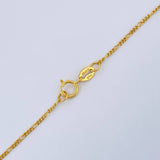 Cadena Figaro 2.25gr / 60cm / Oro Amarillo +1 18K &