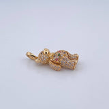 Articulated Bear Pendant 4gr / 1.0in / 18K Gold &