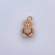 Articulated Bear Pendant 4.55gr / 2.5cm / 18K Gold &
