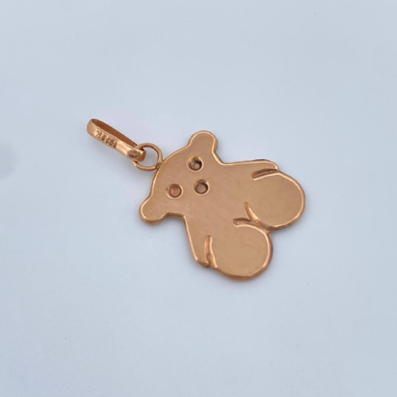 Pendant Bear 1gr / 1in / 18K Gold