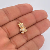 Pendant Articulated Bear 2.65gr / 0.8in 18K Gold $
