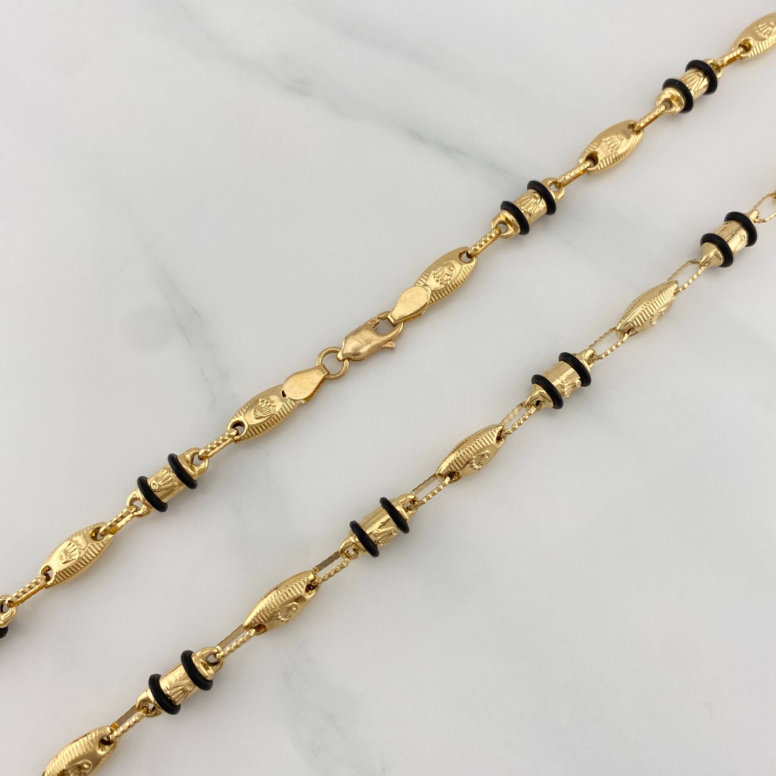 Cadena Rustica Corona 15.15 g / 24 1/2 in / 4.6 mm Oro Amarillo 18K