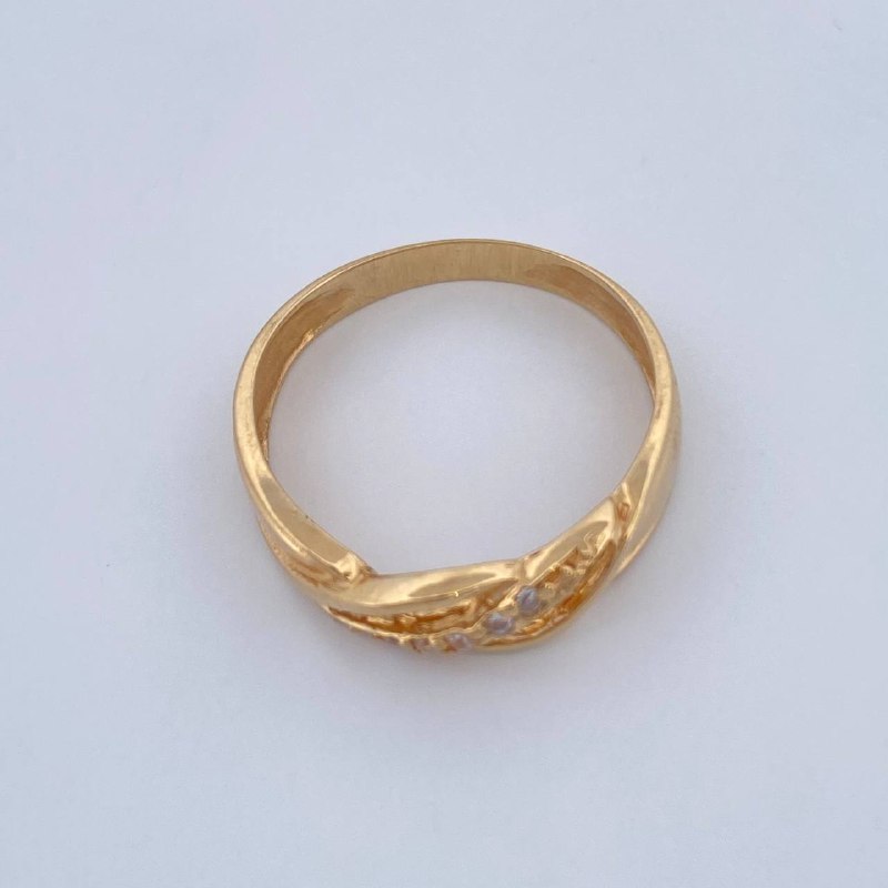 Thread Ring 1.95gr / Size 7 / 18K Gold