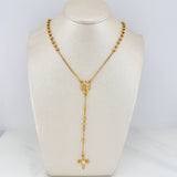 Miraculous Virgin Rosary 7.95 g / 23 1/4 in / 1.6 mm 18K Yellow Gold