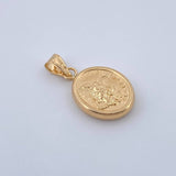 San Miguel Pendant 1.05gr / 1in / 18K Gold