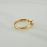 Anillo Solitario 1.5gr / T5 3/4 / 3/4 in / Oro Amarillo 18K $