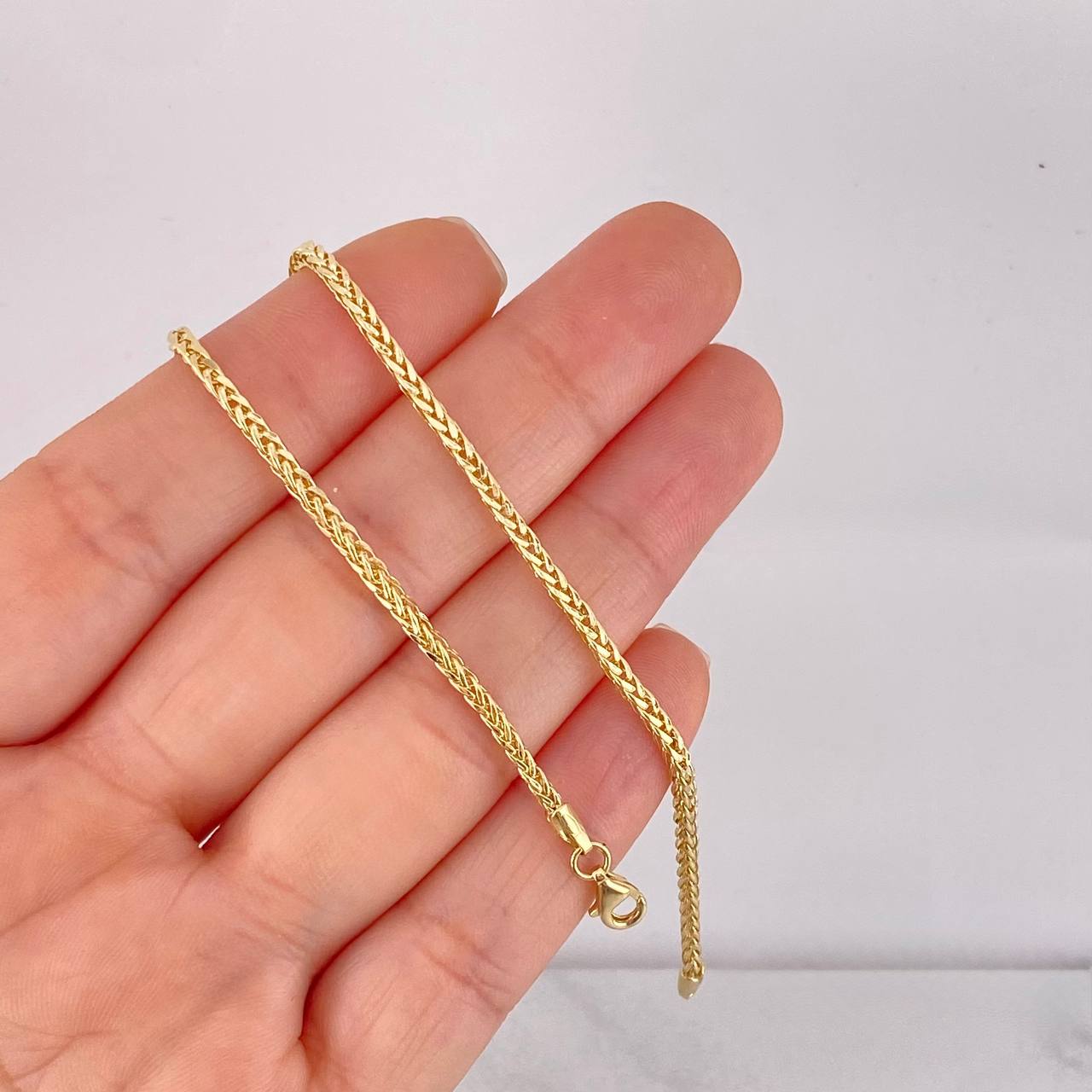 Franco Chain 7.15g / 24 in / 2.1mm Yellow Gold 18K