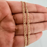 Pulso Cubano 1.75 g / 8 1/4 in / 3 mm Oro Amarillo 18K