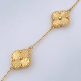 Cadena Trebol 22gr / 17 3/4 in / Oro Amarillo +4 18K &