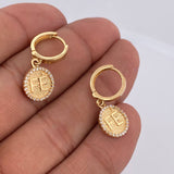 Hoop Earrings Fe 4.25gr / 18K Gold &