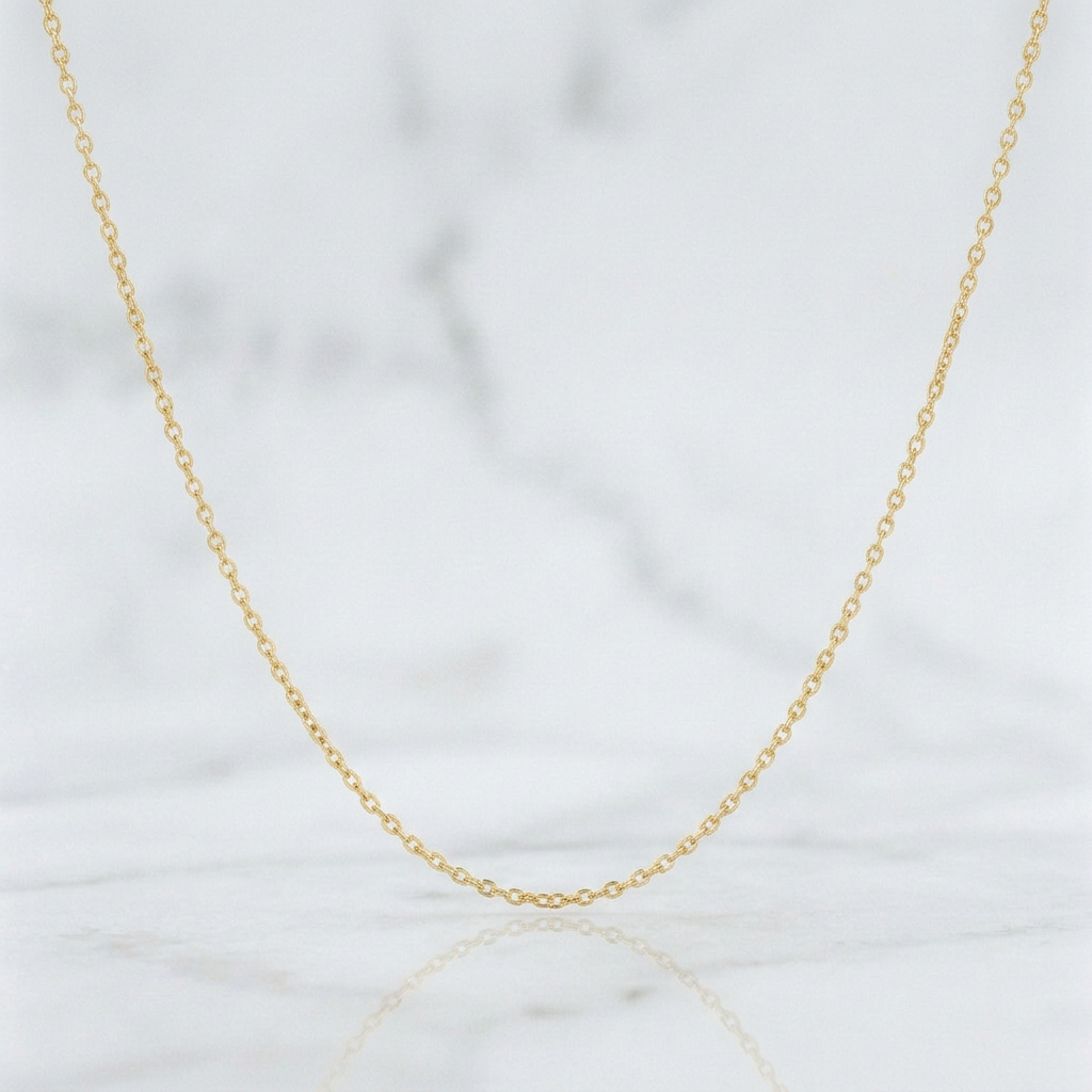 Classic Link Chain 1.25g / 20 in / 0.9mm Yellow Gold 18K