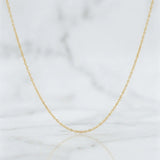Cadena Aro Seguido 1.1g / 18 in / 0.3mm Oro Amarillo 18K