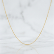 Classic Link Chain 1.25g / 20 in / 0.9mm 18K Yellow Gold