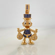Pendant Duck Money Bag 5.6 g / 1 1/2 in 18K Yellow Gold