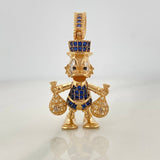 Pendant Duck Money Bag 5.6 g / 1 1/2 in 18K Yellow Gold