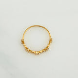 Intercepted Hearts Channel Ring 1.45 g / T7 3/4 18K Yellow Gold
