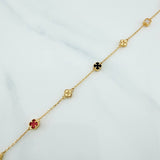 Pulso Trebol Aro Seguido 3.2 g / 8 1/4 in / 4.2 mm Oro Amarillo 18K