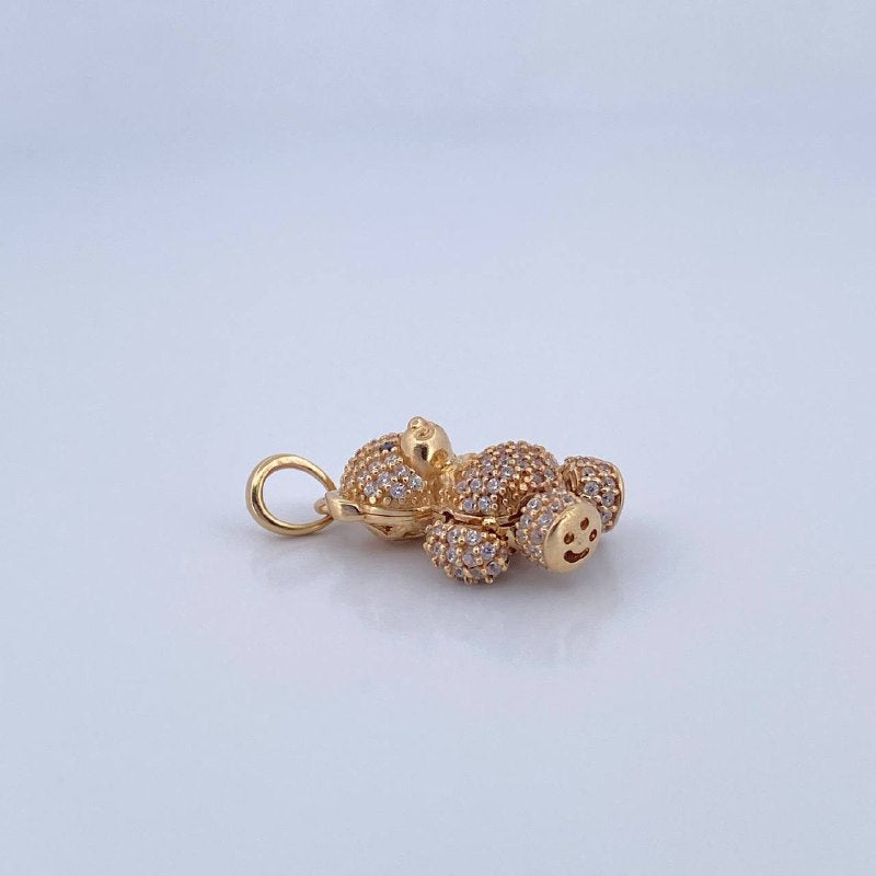 Articulated Bear Pendant 4.55gr / 2.5cm / 18K Gold &