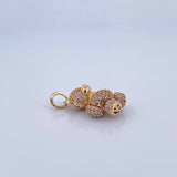 Articulated Bear Pendant 4.55gr / 2.5cm / 18K Gold &